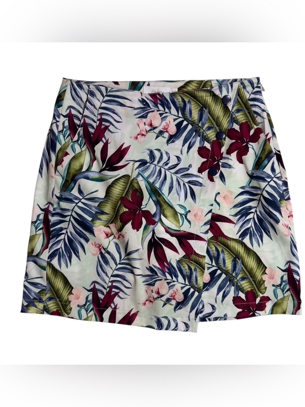 Lady Hagen faux wrap Floral Tropical Leaf Print golf Skort women’s size 2